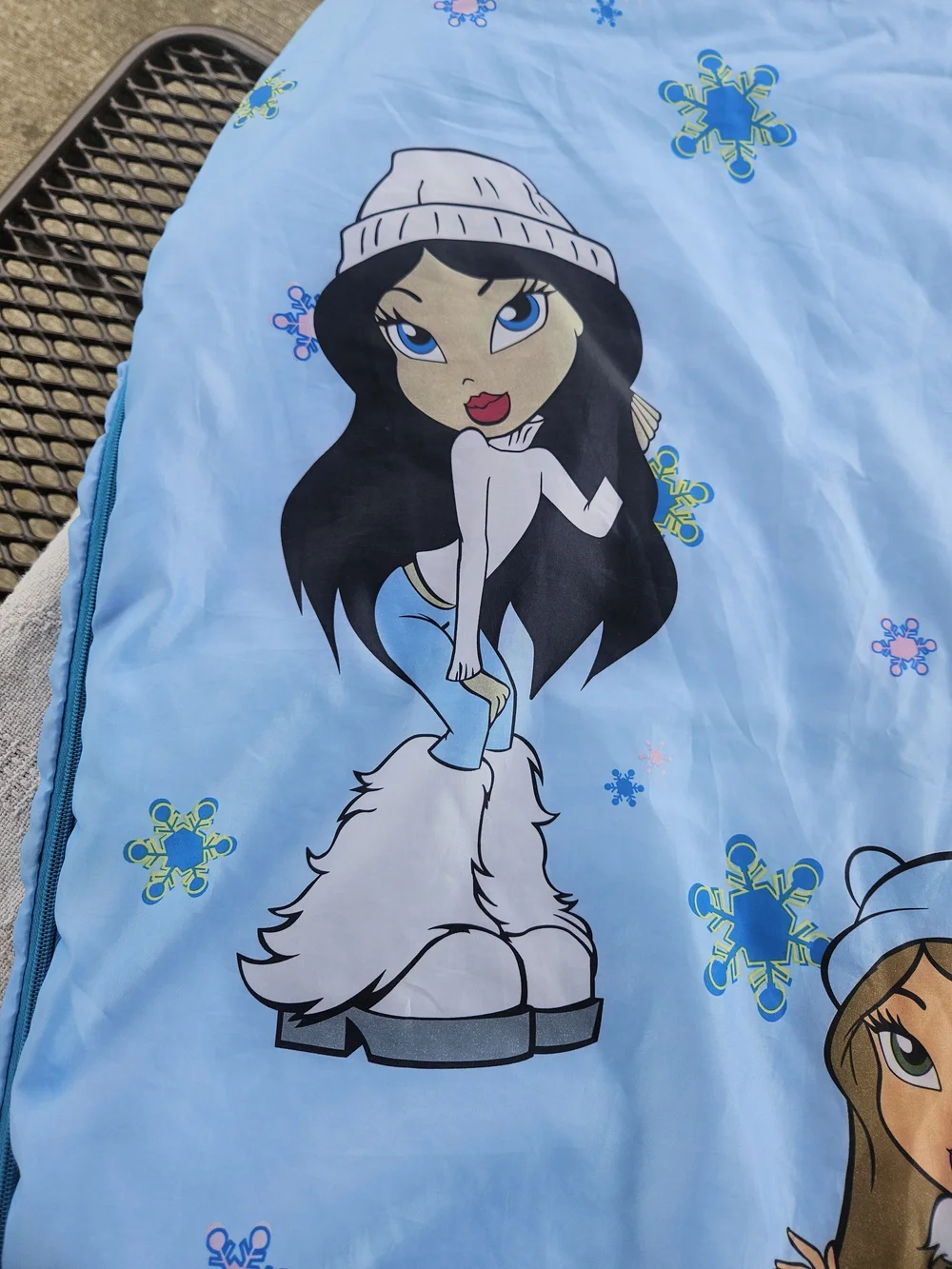 LIL BRATZ Baby Blue Blue Sleeping Bag Y2K